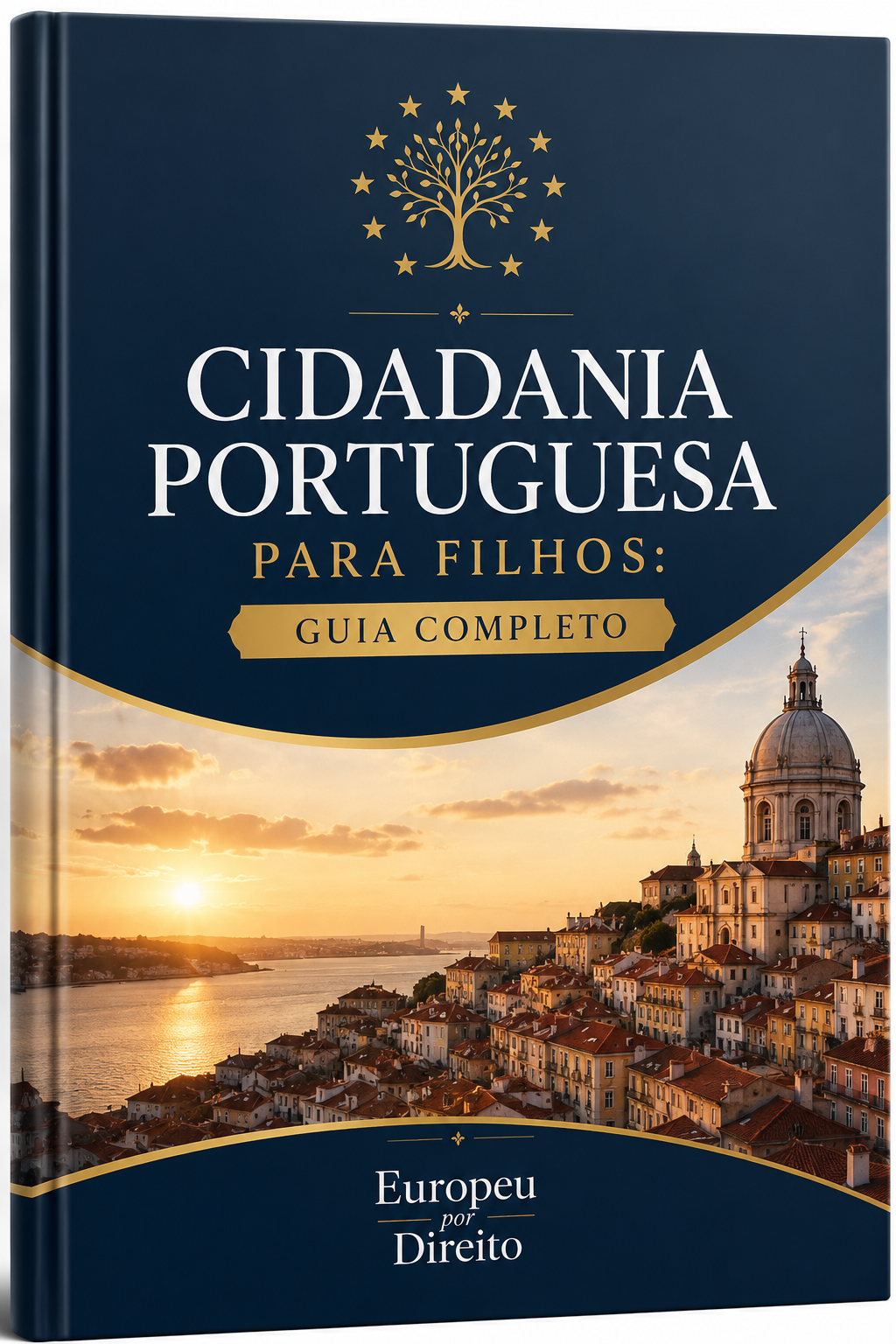 Capa do e-book Cidadania Portuguesa para Filhos: Guia Completo