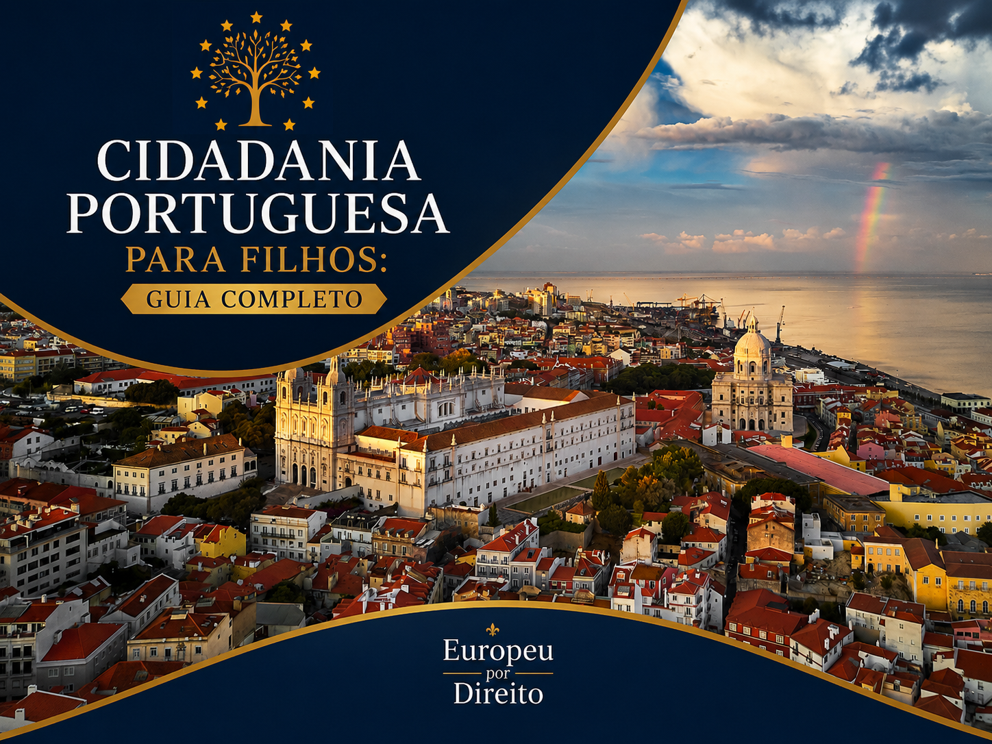 Capa do e-book Cidadania Portuguesa para Filhos: Guia Completo